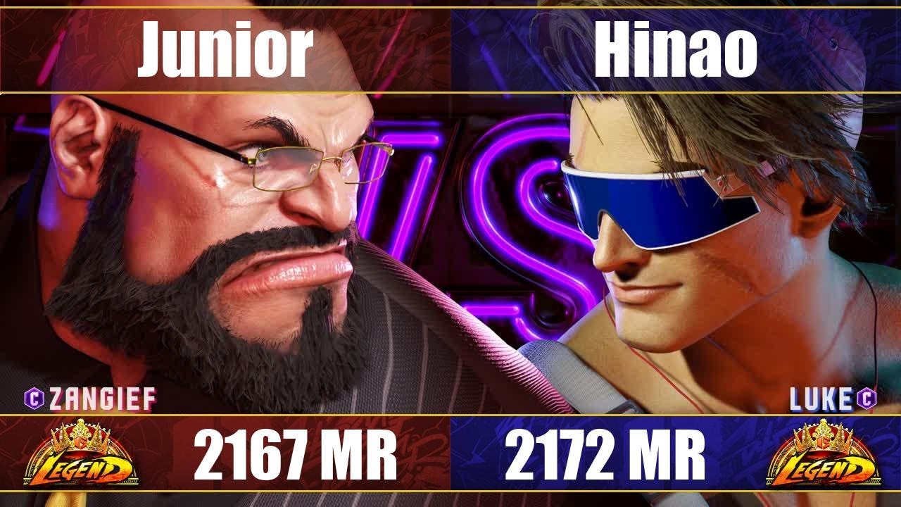 【スト6】じゅにあ vs ひなお (ザンギエフ vs ルーク) SF6 Junior vs Hinao (Zangief vs Luke)