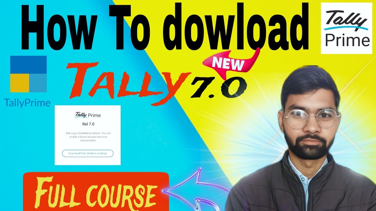 How to Download and Install TallyPrime 7.0/Latest Version | Step-by-Step Guide (Hindi)