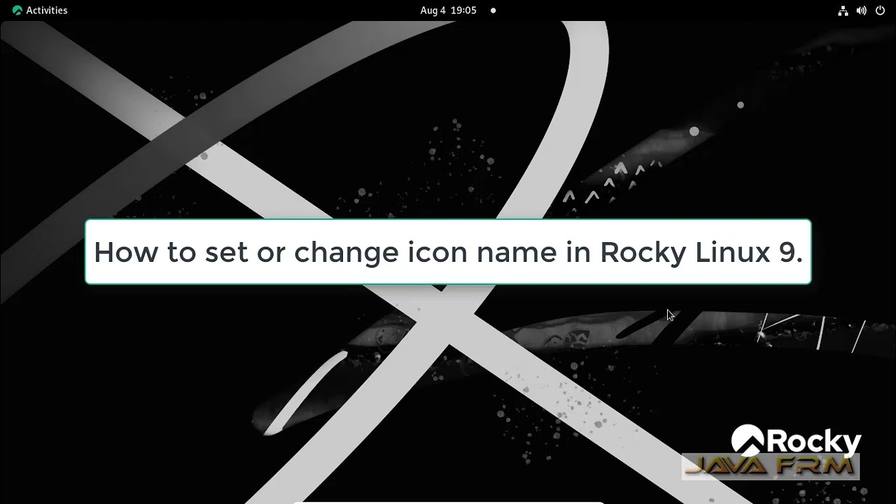 How to Set or Change Icon Name on Rocky Linux 9