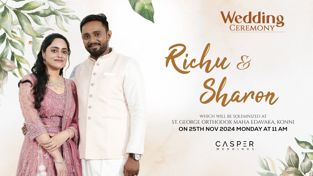 RICHU & SHARON WEDDING LIVE WEBCAST