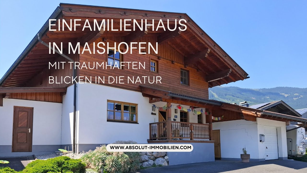 Einfamilienhaus in MAISHOFEN mit traumhaftem Blick in die Natur.