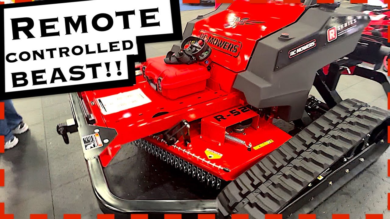 Remote-Controlled Slope Mower – Cutting Hazardous Land with RC Mowers' Beast Machine!