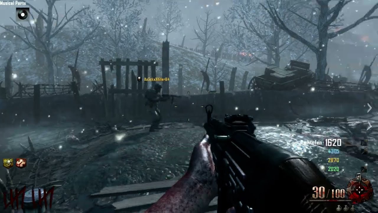 Call of Duty Black Ops 2 Zombies Theater gameplay Origins STG 44, Raygun Mark 2