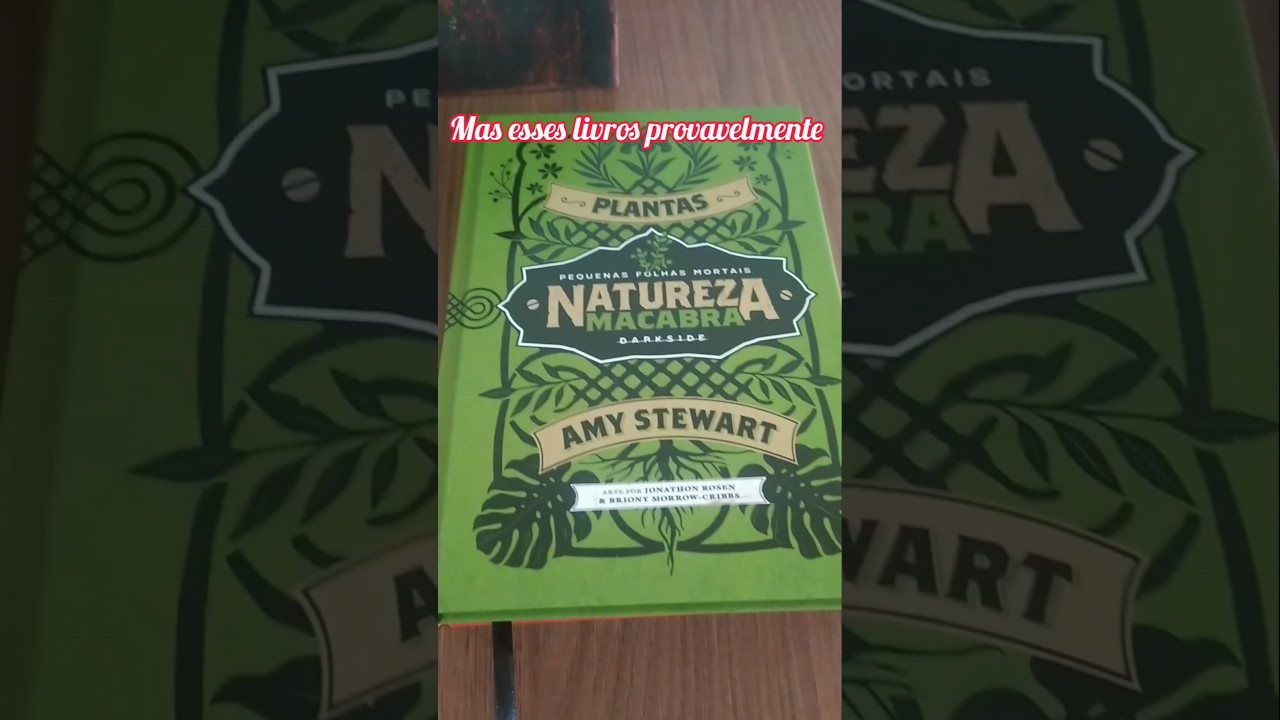 Box Natureza macabra #darksidebooks #livros #biologia #plantas #insetos #fungos