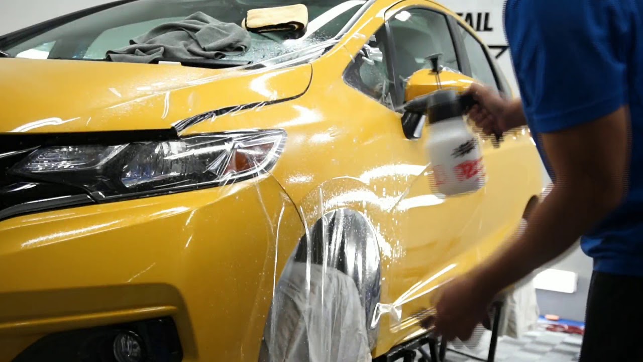 Honda fit gets ppf (clearbra) and ceramic coating