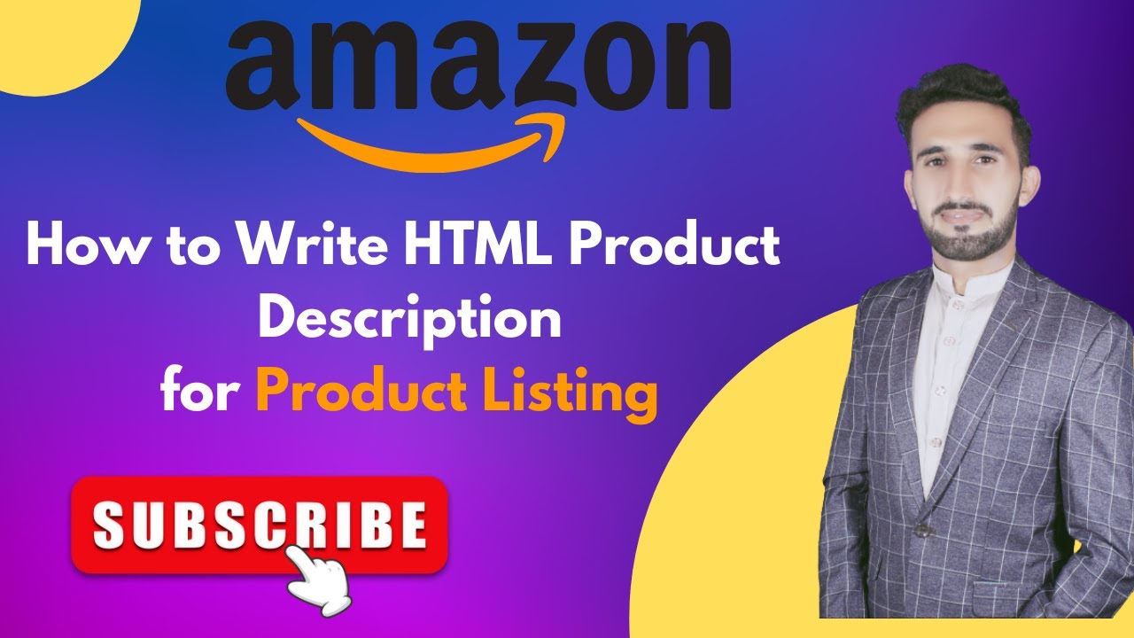 How to write amazon HTML product description for amazon product listing optimization 2022