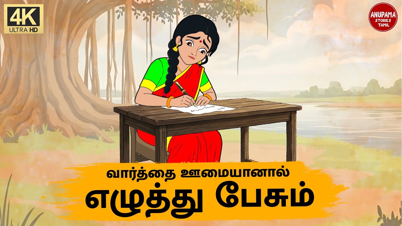 Tamil stories - வார்த்தை ஊமையானால் எழுத்து பேசும் - Tamil Moral Stories - Anupama Stories - Tamil