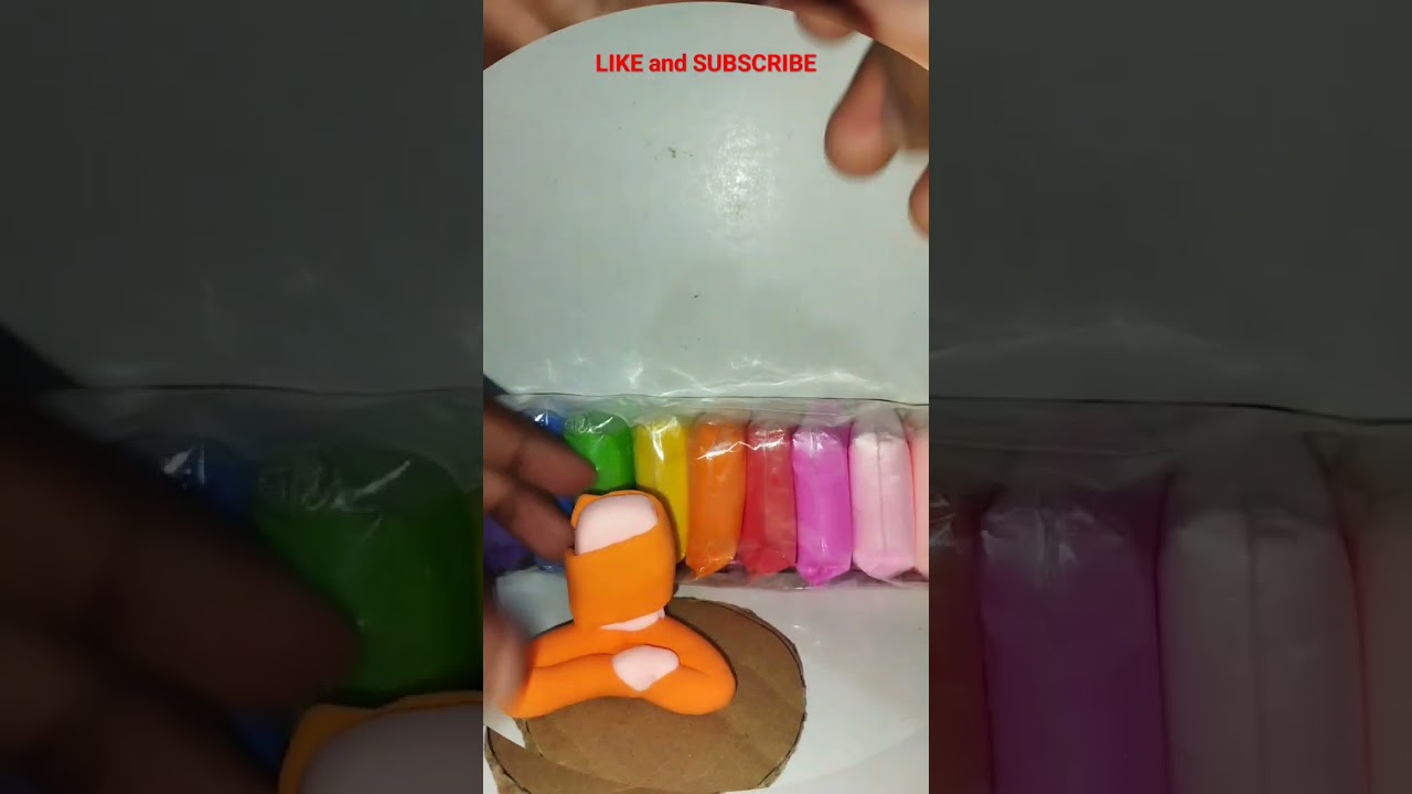 DIY clay work lord buddha 🙏super clay#art #clay #buddha