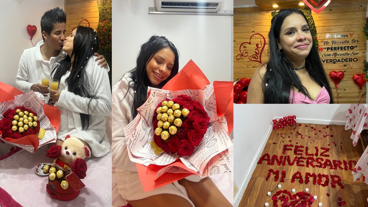 ASÍ SORPRENDI A MI PAREJA EN NUESTRO ANIVERSARIO 😍