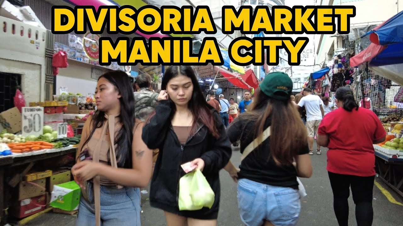 Manila City Philippines Divisoria Market Walk Tour 4k[HD]