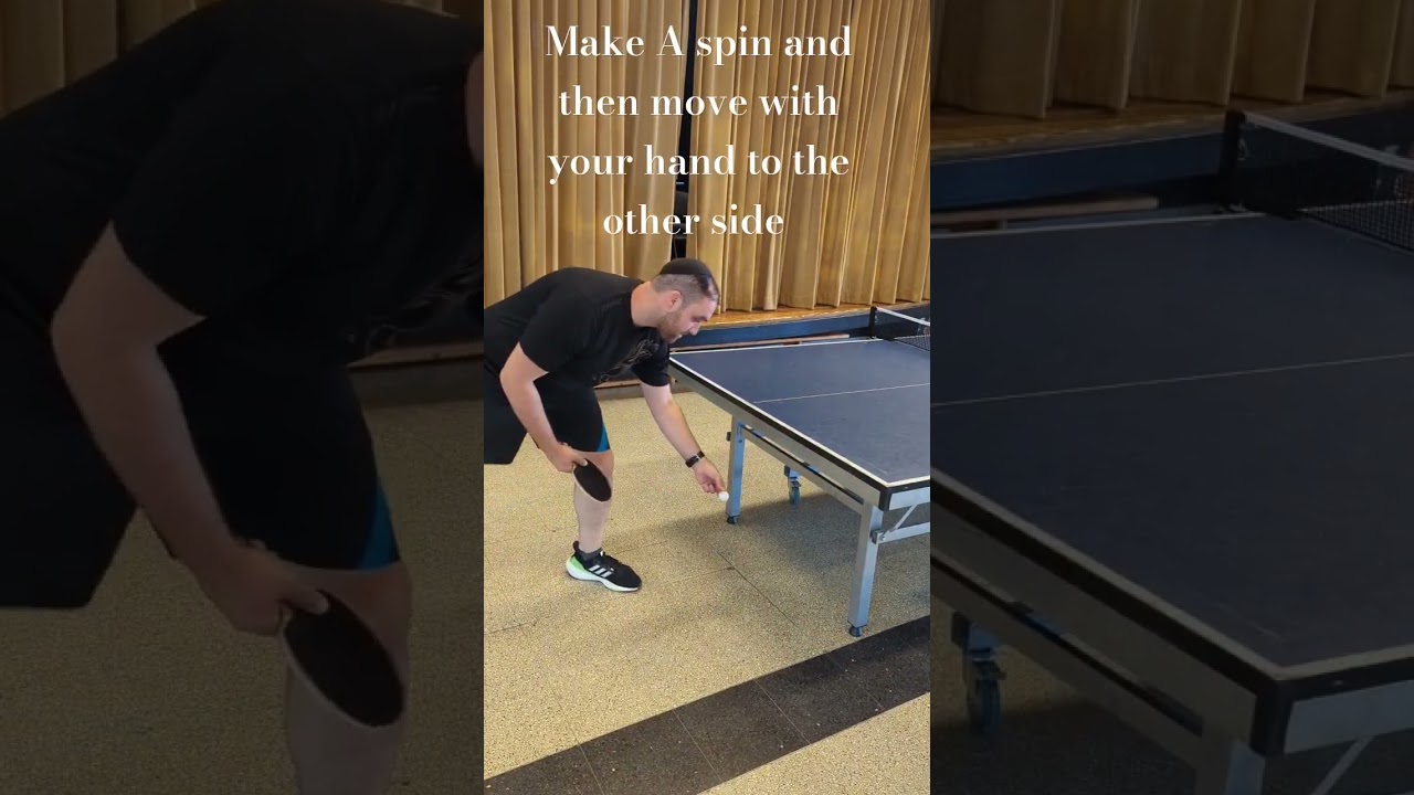 How to do the Snake shot in Table Tennis