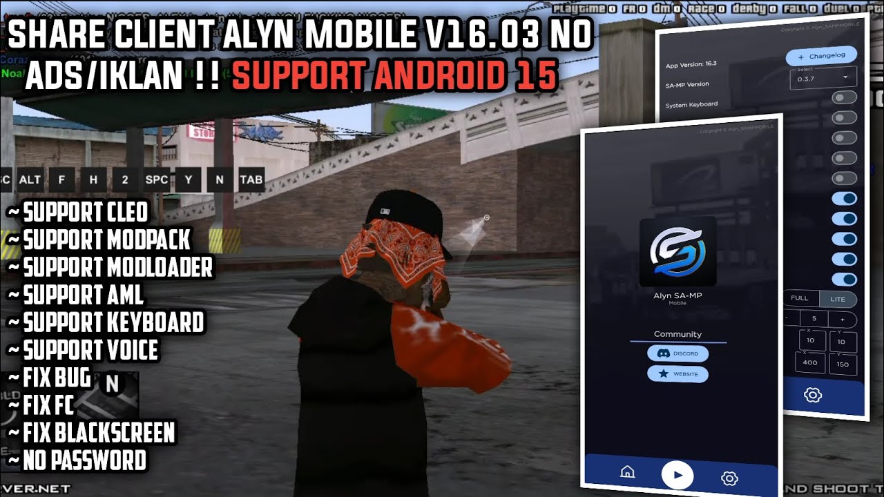 [SHARE] SAMP ALYN 16.3 SUPPORT ANDROID 15 NO IKLAN/NO DOWN 