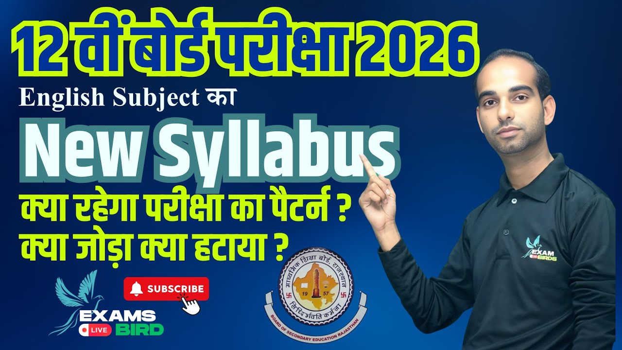 Class 12 English Syllabus 2026 | Full Breakdown & Guide
