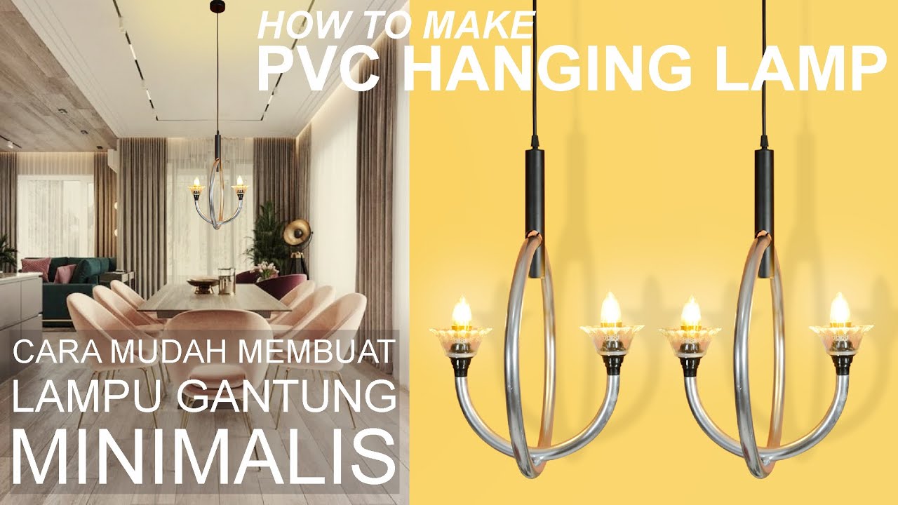 membuat lampu gantung untuk dekorasi rumah sendiri