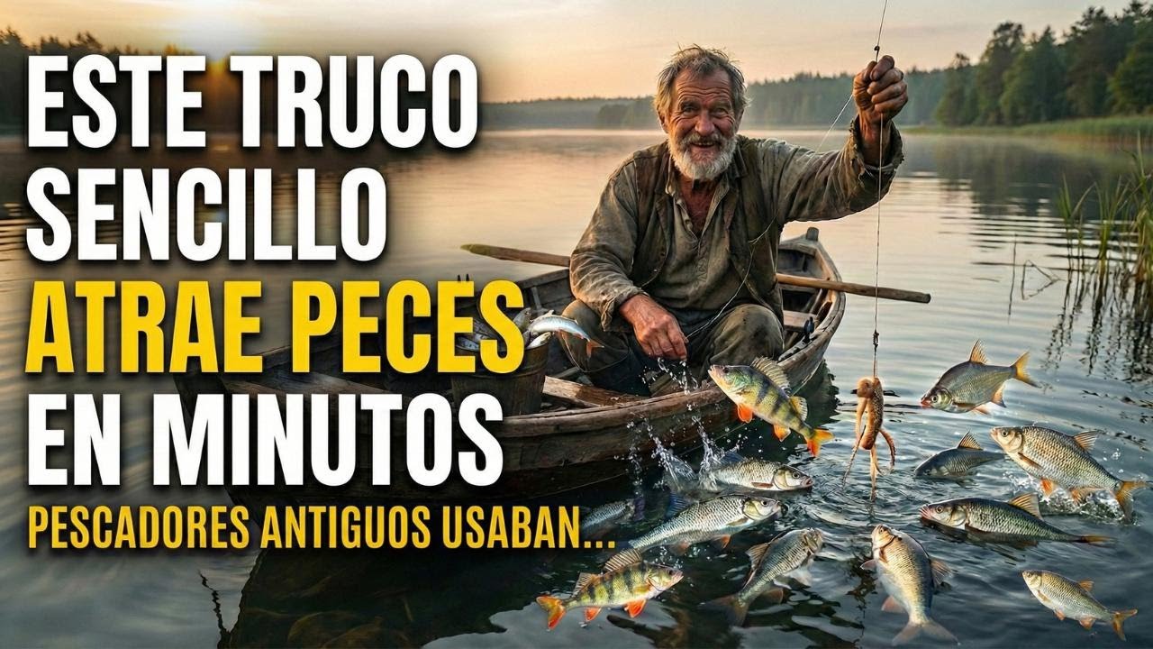 Este truco sencillo atrae peces en minutos — los pescadores antiguos lo usaban…