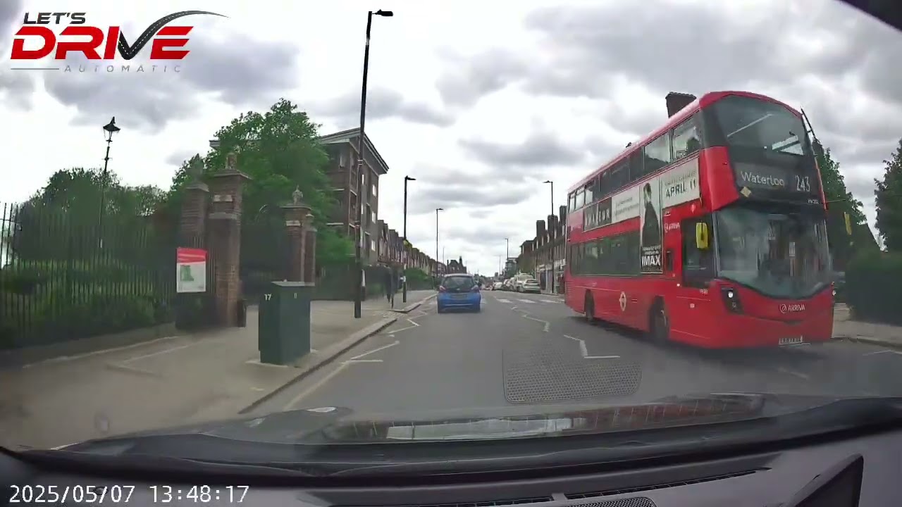 Test Route! Tottenham driving test centre! Time; 2:32pm