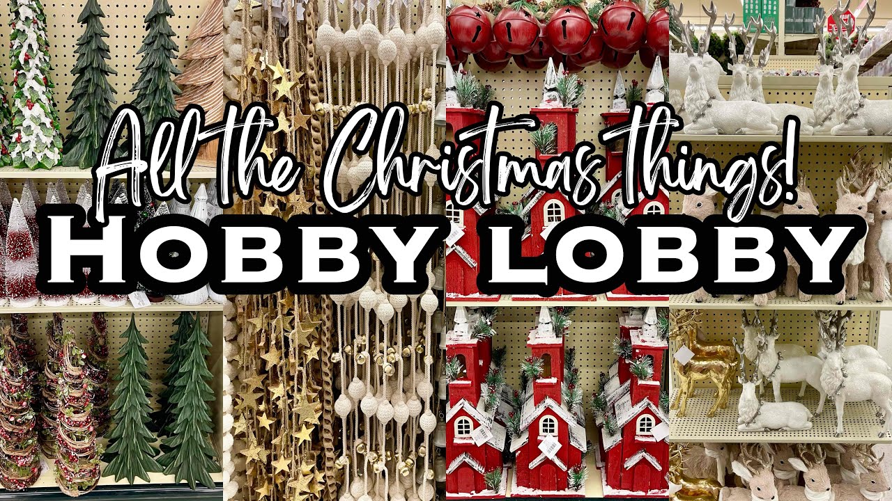 HOBBY LOBBY CHRISTMAS DECOR • SHOP WITH ME