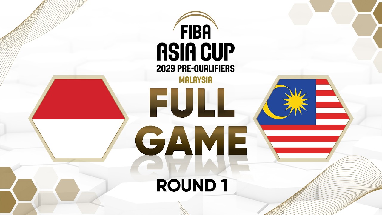 LIVE - Indonesia v Malaysia | FIBA Asia Cup 2029 Pre-Qualifiers | First Round