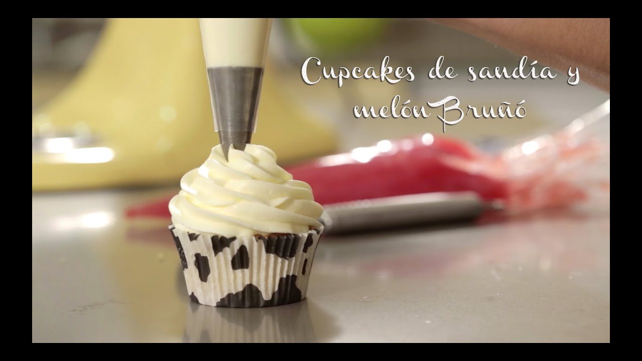 Cupcakes de sandía y melón BRUÑÓ by Alma Obregón