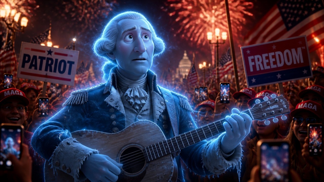 George Washington vs Modern &lsquo;Patriots&rsquo; | Satirical Protest Folk Song
