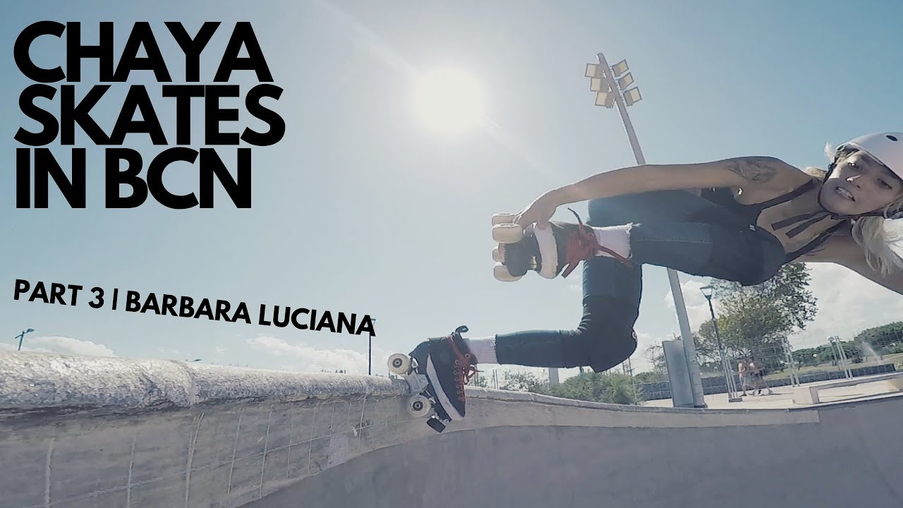 Barbara Luciana roller skating in Barcelona | CHAYA SKATES IN BCN PART 3