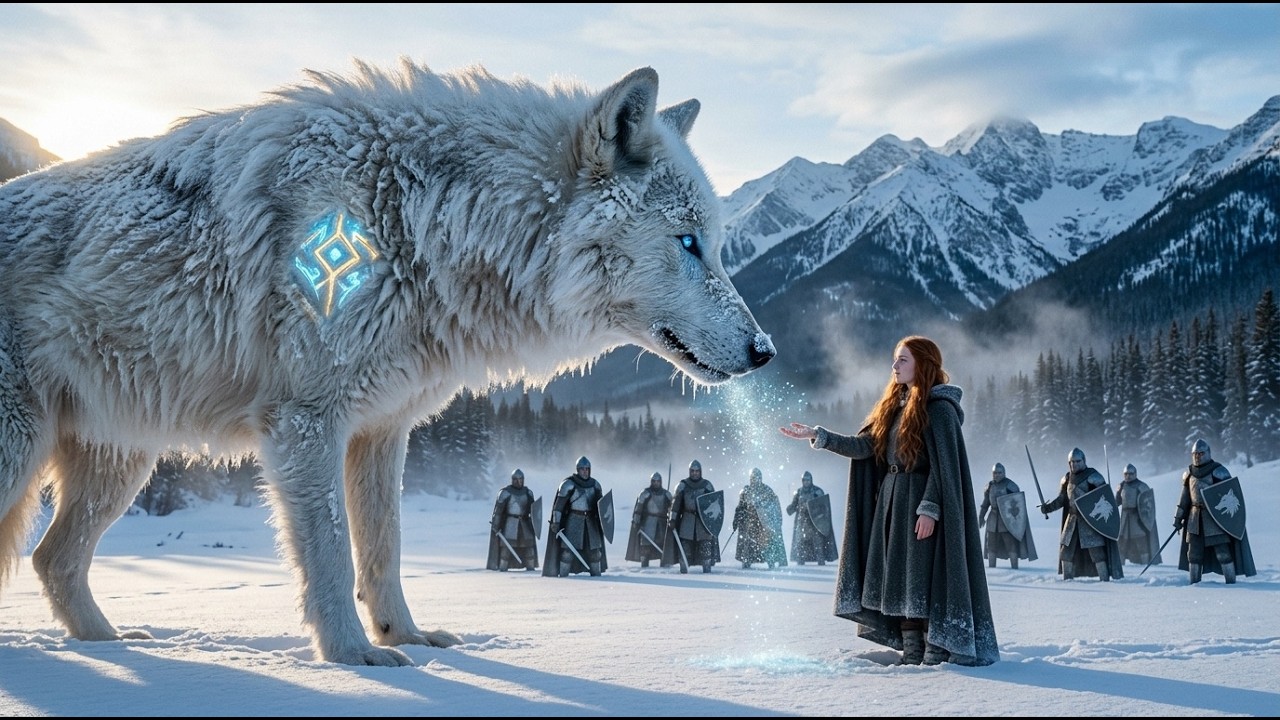 Temían al lobo terrible del hielo… la marcó como la elegida anunciada