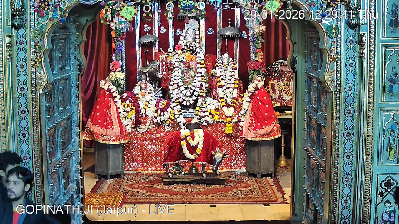 GOPINATH JI MANDIR (Jaipur) - LIVE DARSHAN (29th january 2026)