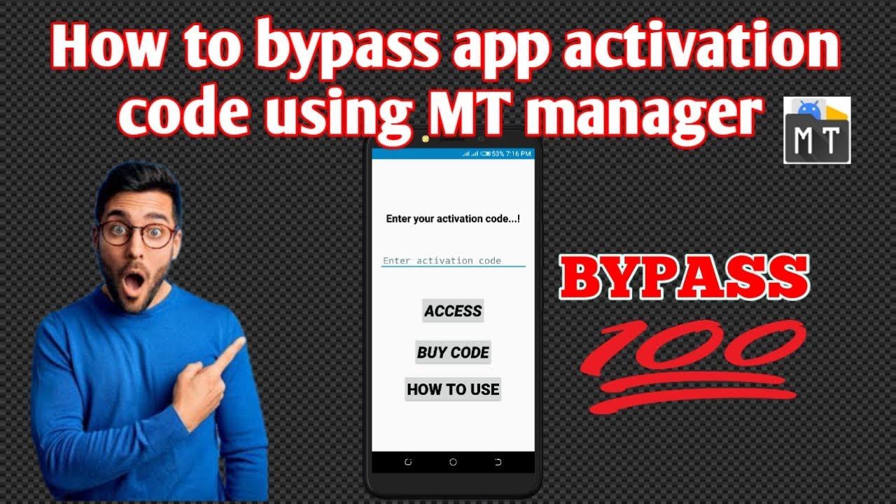 How to bypass any app activation code using MT manager