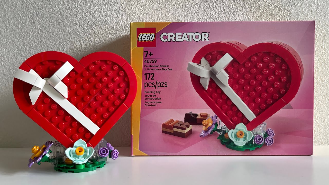 Building Lego Creator 40759 Celebration Series: 2. Valentine's Day Box | GWP | ASMR | Unboxing