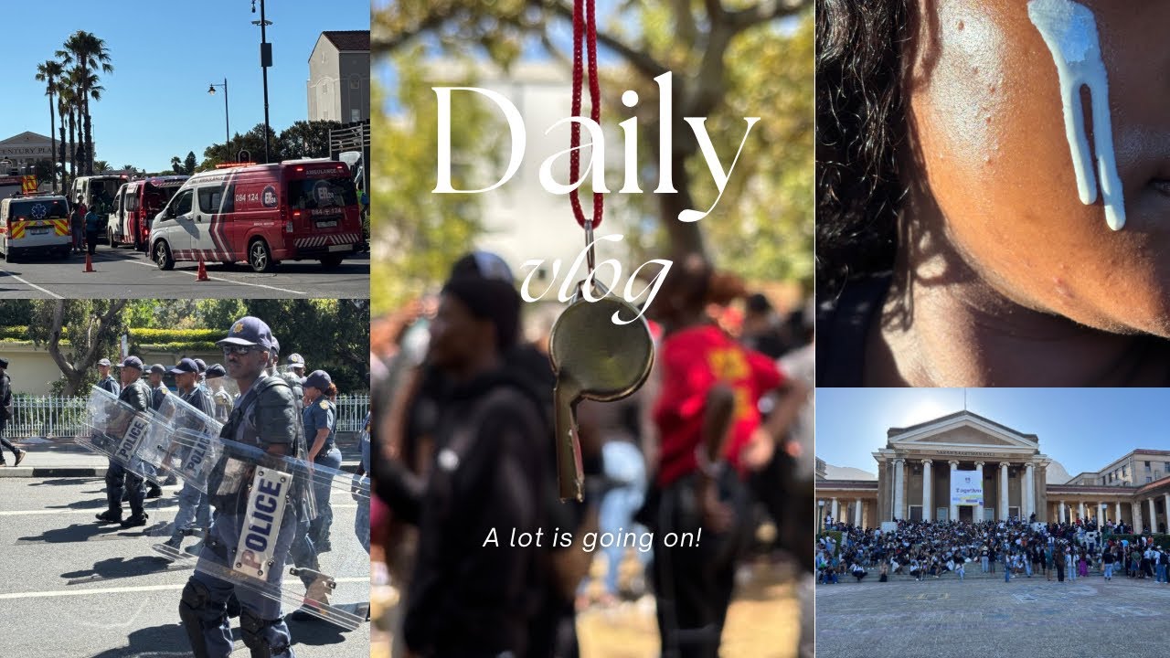 Homeless in Cape Town: Still living in my car | UCT student Protest to the Parliament