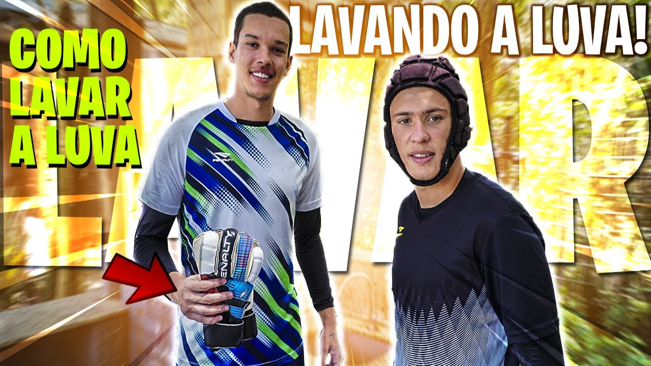 COMO LAVAR A SUA LUVA DE GOLEIRO PELA PRIMEIRA VEZ!
