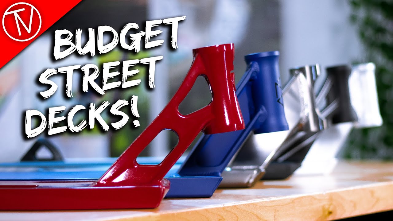 Top 5 BUDGET Street Decks! │ The Vault Pro Scooters