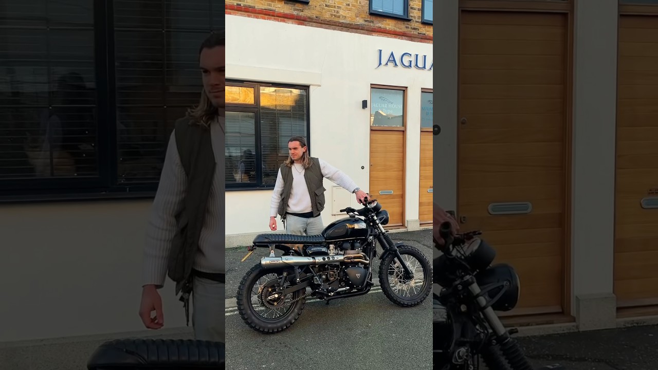 Triumph Scrambler 900 ❄️ Холодный старт -2&deg;C | Агрессивный выхлоп Arrow 💥