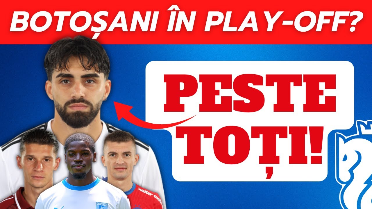 FC Botoșani are față de Play-off: ATAC Letal, PORTAR Erou