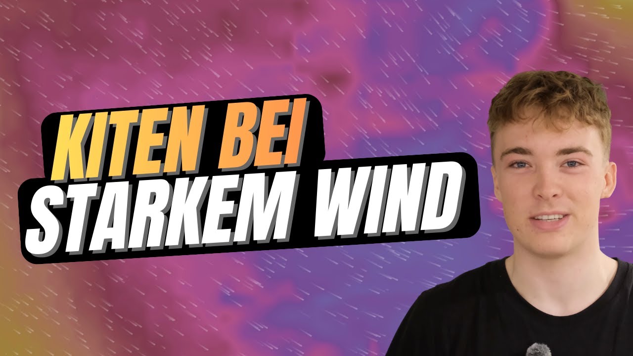 So geht Kitesurfen und Springen bei STARKEM Wind Tipps und Tricks // Kitesurfing Tutorial