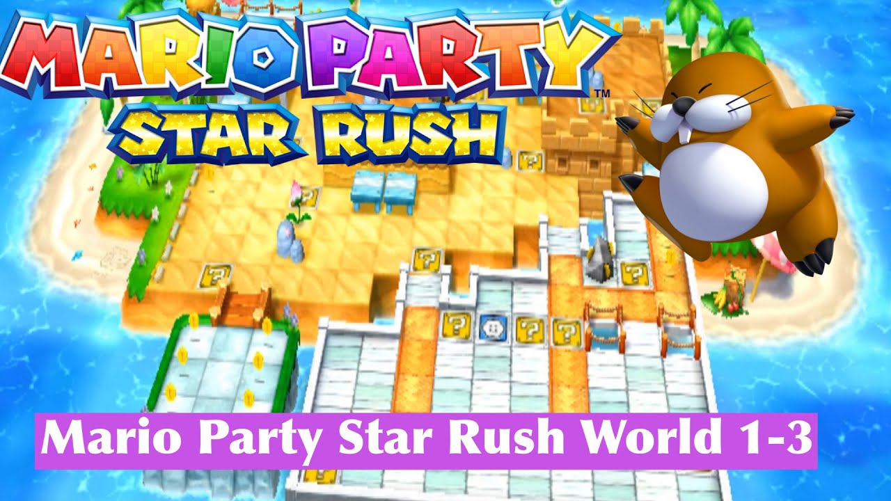 Let’s Play Mario Party Star Rush: Toad Scramble: World 1-3