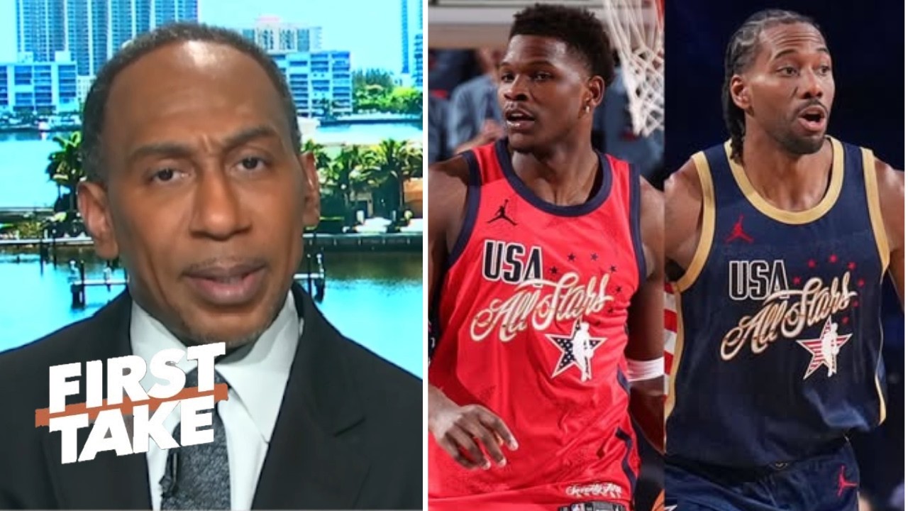 FIRST TAKE | Who stood out the most in the All-Star Game: Kawhi or Edwards? - Stephen A. weighs in