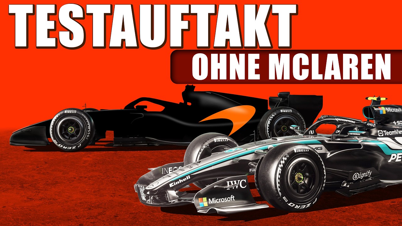 F1 2026: Testauftakt ohne McLaren – Mercedes W17 erinnert an Ferrari