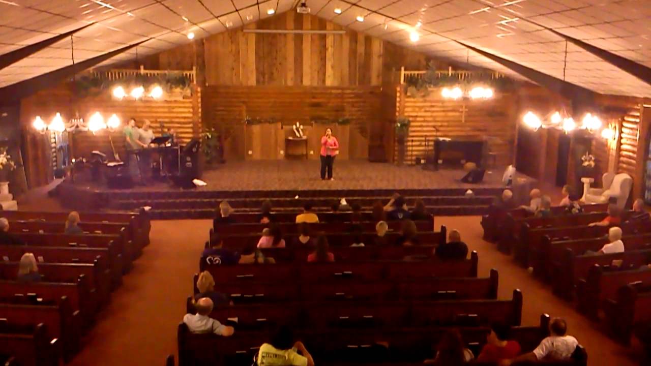 Angela Pollock singing at church!