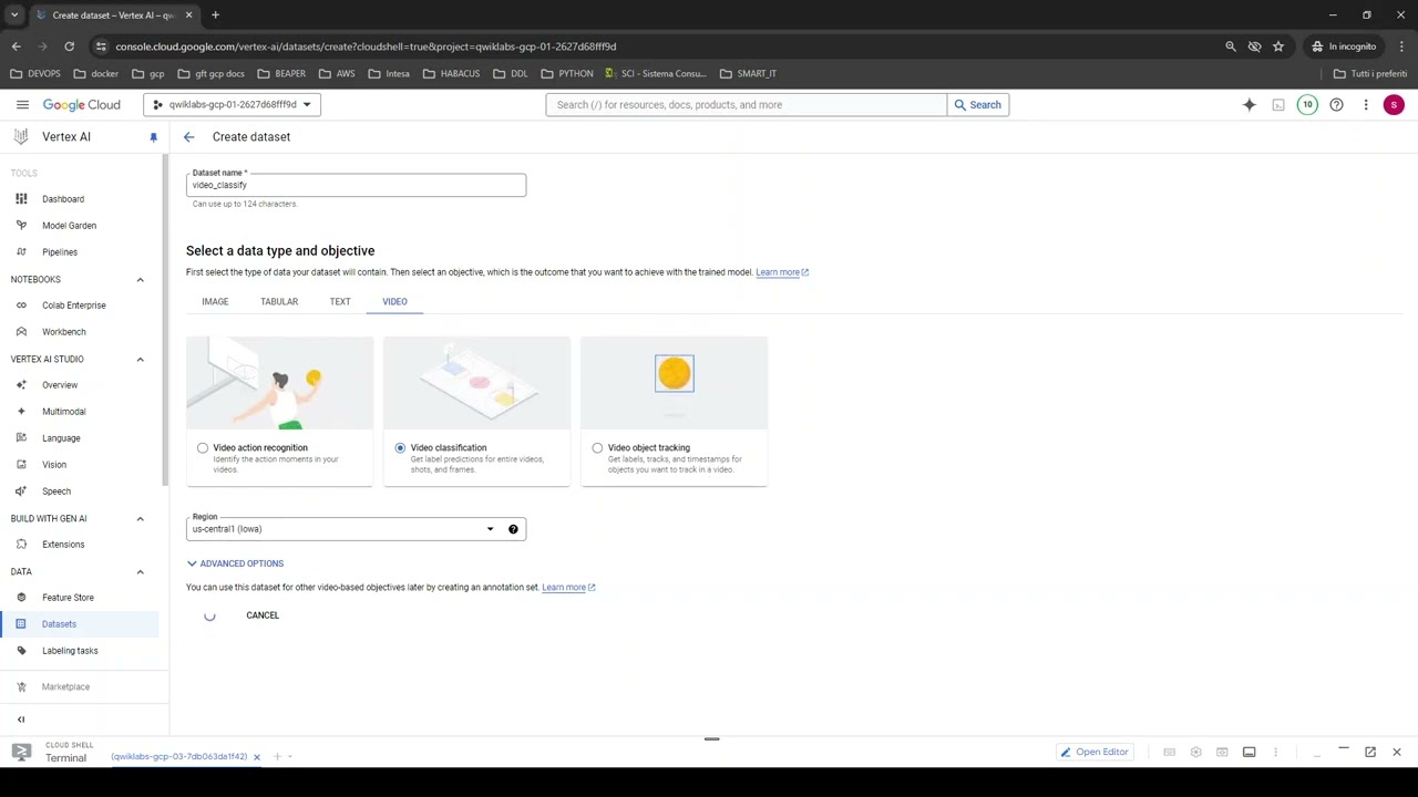 Google Cloud Platform: AutoML Video Classification Model (Part 1)