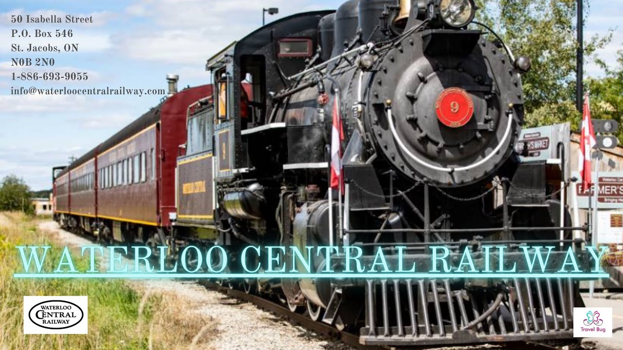Waterloo Central Railway-Waterloo to St. Jacobs. & Restoration of No. 9 || Travel Bug Info ||