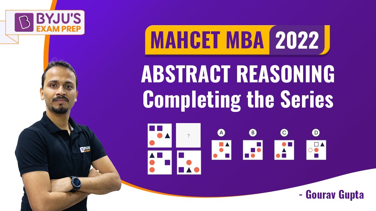MAHCET MBA 2022 | Abstract Reasoning -Completing the Series | Ace CET Preparation | BYJU'S Exam Prep