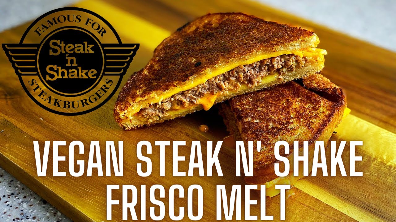 Vegan Steak N' Shake Frisco Melt | Katie Makes It Vegan