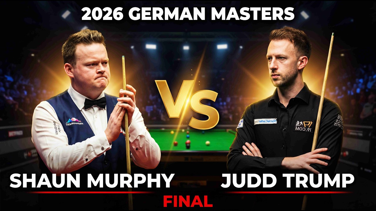 2026 German Masters: Judd Trump vs. Shaun Murphy, First Half Concluded#juddtrump #shaunmurphy