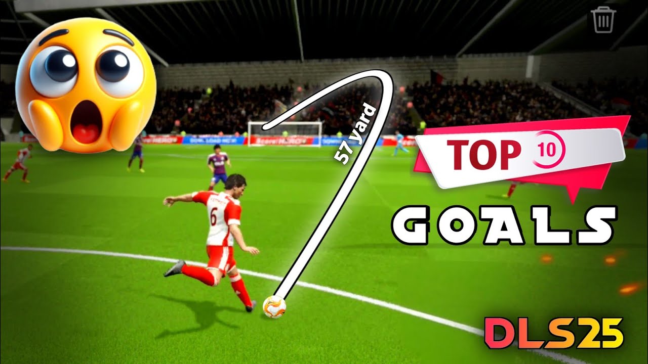 ТОП-10 ЛУЧШИХ ГОЛОВ В DLS 25 | Dream League Soccer 2025