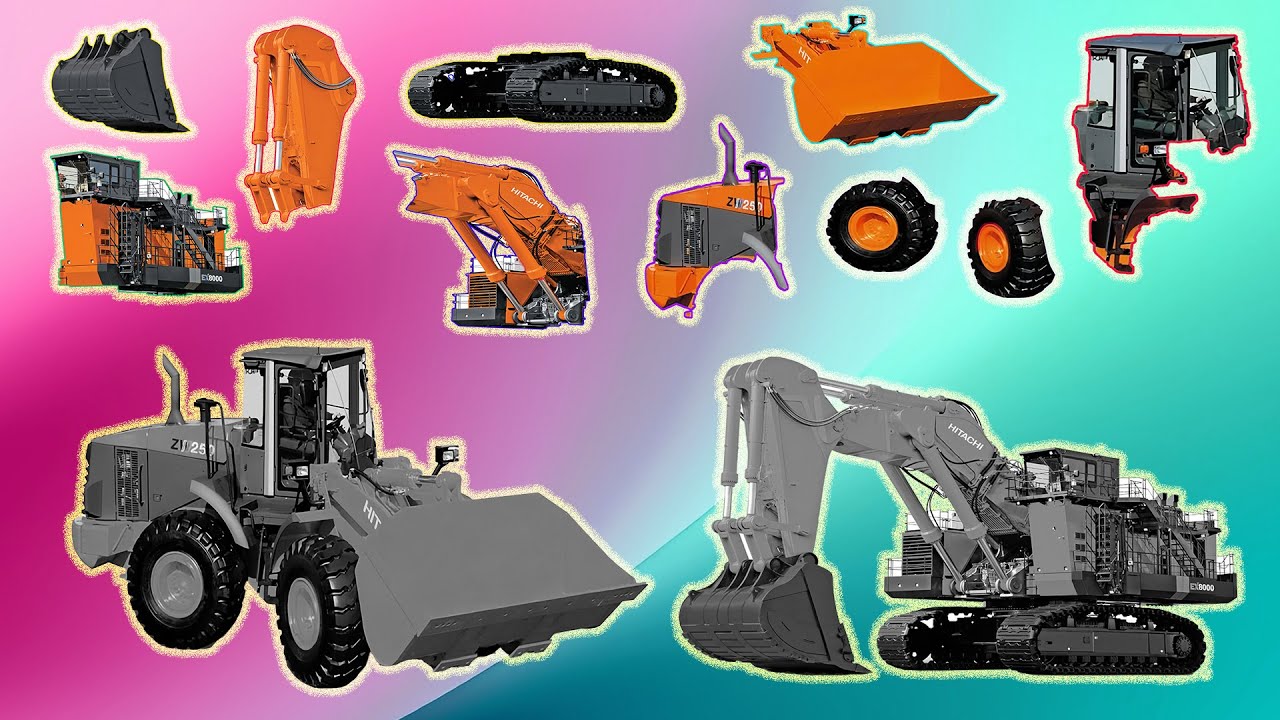Bulldozer vs Excavator - Test Your Skills to Complete the Vehicles | Funny Vehicles Animation