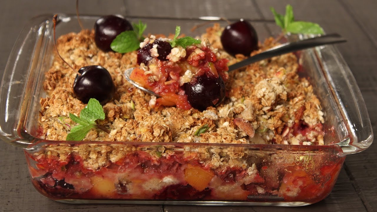 Fruit Nut Crumble | Not So Junky - by Chef Siddharth | Sanjeev Kapoor Khazana