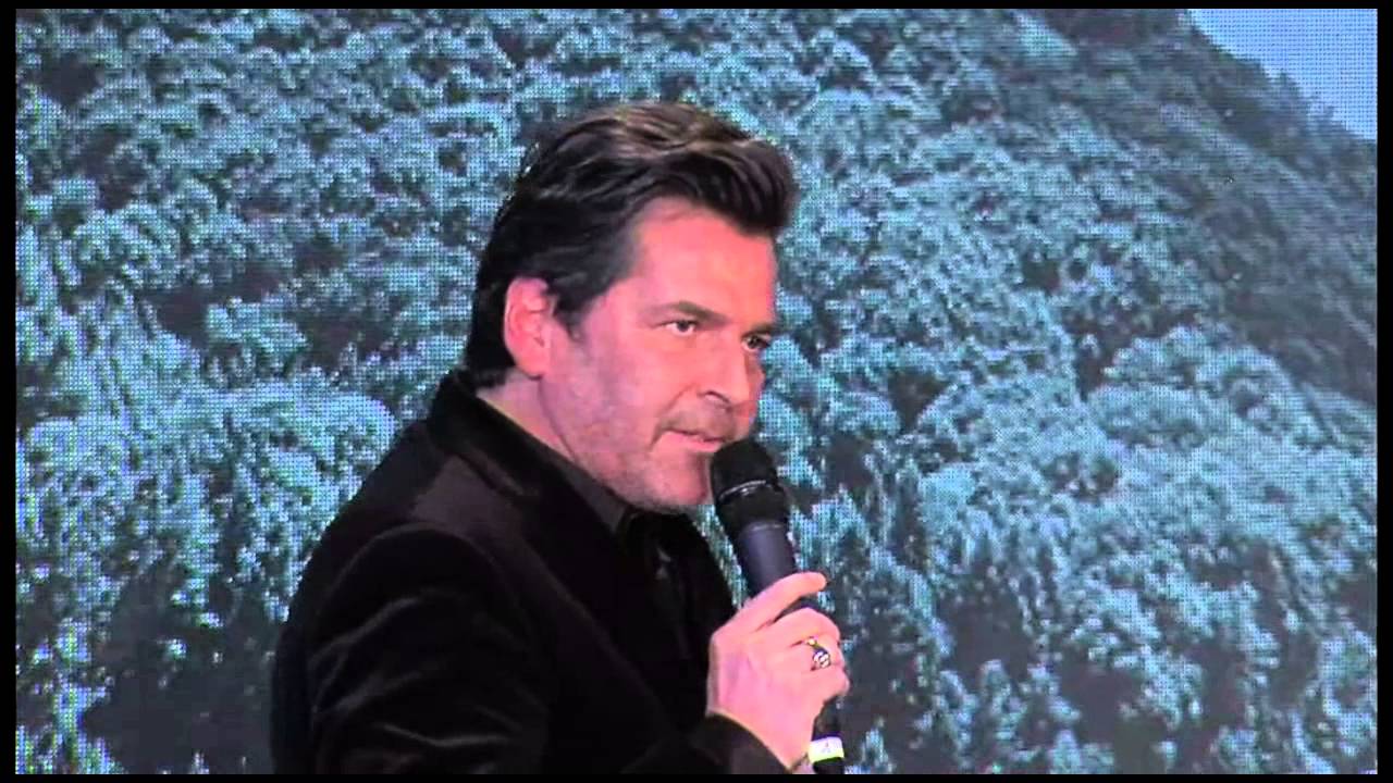 Thomas Anders. Running broadcast channel DRF1. Berlin, Germany. 07.02.2015