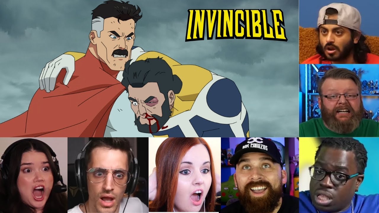 Reactors Reaction to the Omni-man Kills The Immortal  | Invincible S1E7 (2021)