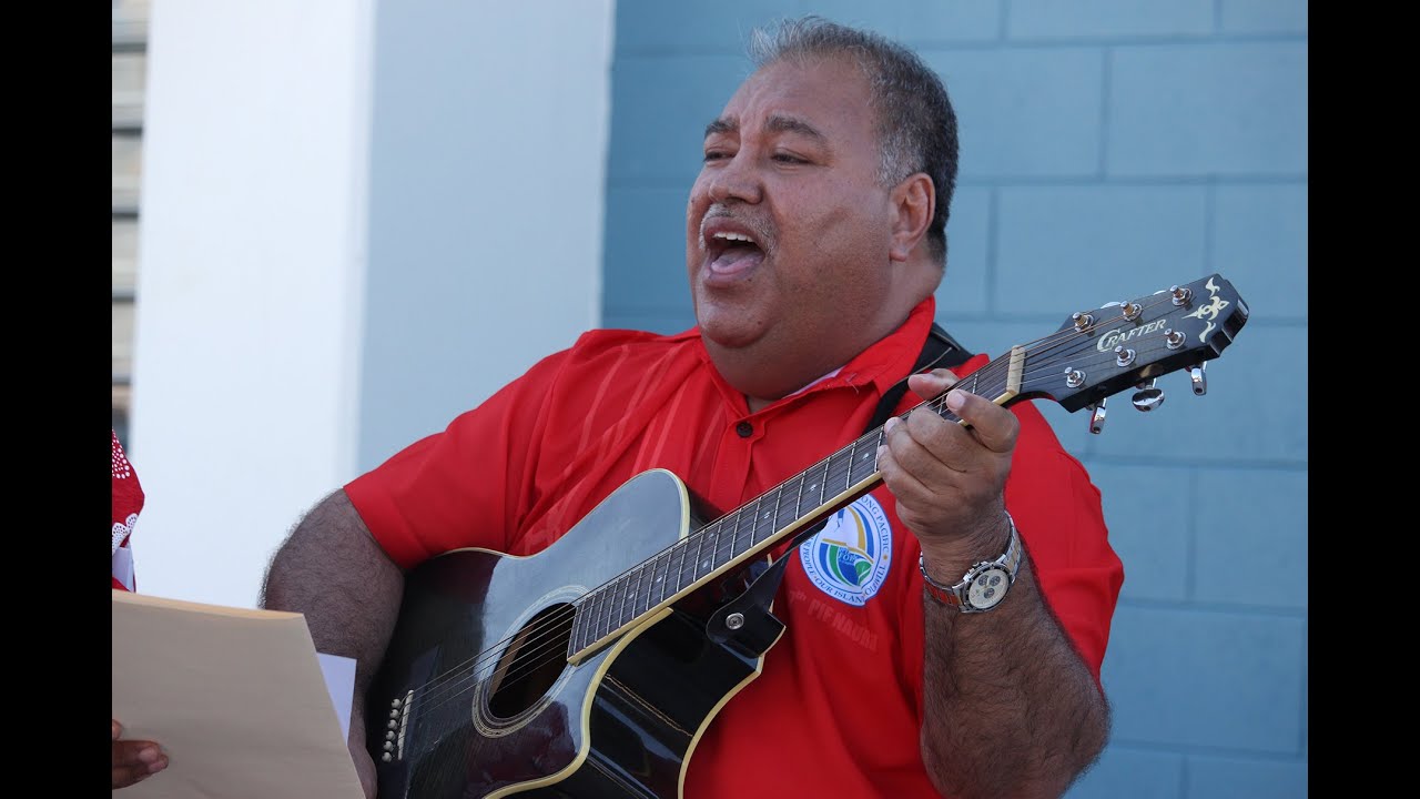 Nauru President H.E. Baron Waqa Performs a Song for NZ Prime Minister Jacinda Ardern